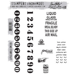 Stampers Anonymous, Tim Holtz leimasin Little Labels
