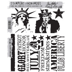 Stampers Anonymous, Tim Holtz leimasin Americana Silhouettes