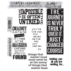 Stampers Anonymous, Tim Holtz leimasin Words For Thought