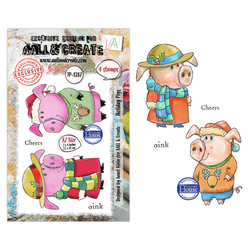 Aall & Create leimasin Holiday Pigs