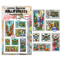 AALL & Create leimasimet Postmarked Joy, A6