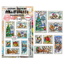 AALL & Create leimasimet Stamped Wishes, A6