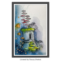 Lavinia Stamps leimasin Silent Bloom