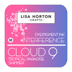 Lisa Horton Crafts Cloud 9 Interference -mustetyyny, sävy Tropical Paradise Shimmer