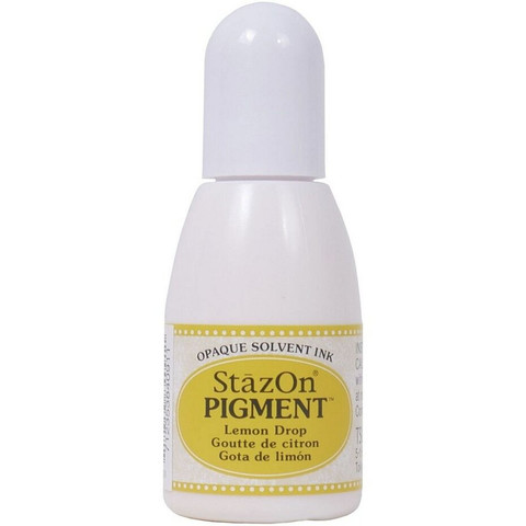 StazOn Pigment -täyttöpullo, sävy Lemon Drop