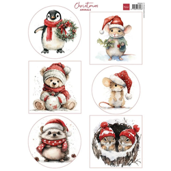 Marianne Design korttikuvat Christmas Animals