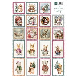 Marianne Design korttikuvat Christmas Stamps