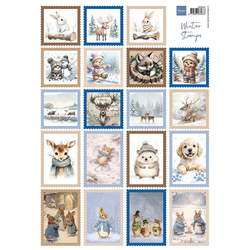 Marianne Design korttikuvat Winter Stamps