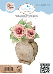 Elizabeth Craft Design MDF -kuvio Floral Vase
