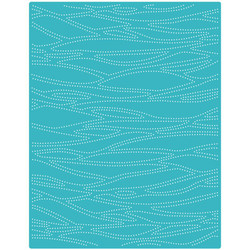 Honey Bee Stamps stanssi Waves Pierced A2 Cover Plate