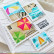 Waffle Flower sapluuna Postage Collage Beach Days