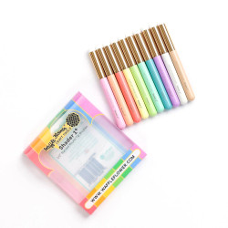 Waffle Flower Shader Brush 1+ Rainbow -siveltimet, 10 kpl