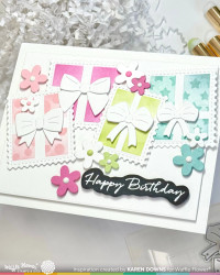 Waffle Flower stanssi Postage Collage Gifts