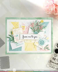 Waffle Flower stanssi Postage Collage Mini Seals