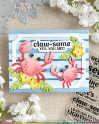 Waffle Flower stanssi Happy Crabs