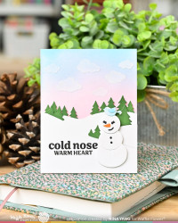 Waffle Flower sapluuna Snowy Hills