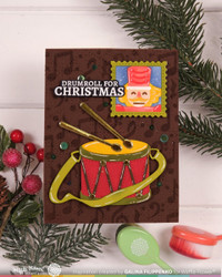 Waffle Flower sapluuna Square Postage, Nutcracker