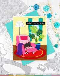 Waffle Flower stanssi Cozy Spot Add-ons