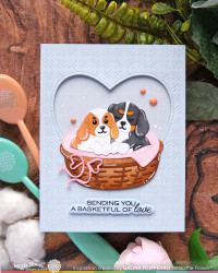 Waffle Flower stanssi Basketful Base