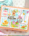 Waffle Flower sapluuna Postage Collage Egg Hunt