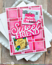 Waffle Flower stanssi Picnic Plaid