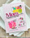 Waffle Flower sapluuna Postage Collage Mom