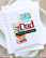 Waffle Flower sapluuna Postage Collage Dad