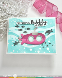 Waffle Flower sapluuna Happy Bubbles