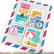 Waffle Flower sapluuna Postage Collage Beach Days