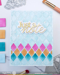 Waffle Flower stanssi Rhombus Panel