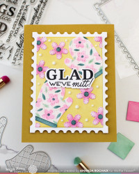 Waffle Flower stanssi Nesting Postage Layers