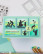 Waffle Flower leimasin Postage Collage Dad Silhouettes