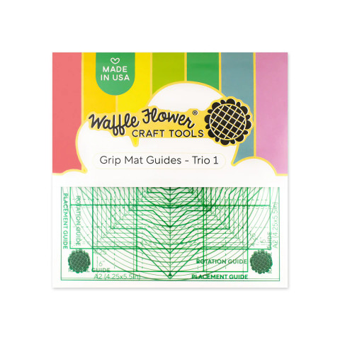 Waffle Flower Grip Mat Guides Trio 1