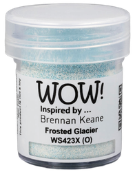 Wow! Embossing Glitters -kohojauhe, sävy Frosted Glacier by Brennan Keane (X,O)