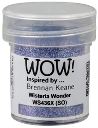 Wow! Embossing Glitters -kohojauhe, sävy Wisteria Wonder by Brennan Keane (X,SO)