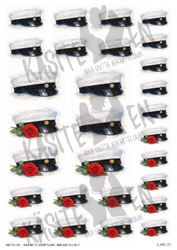 Käsitellen korttikuvat Ylioppilaslakki