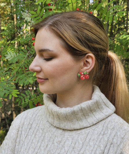 Puolukat -koivuvaneri-