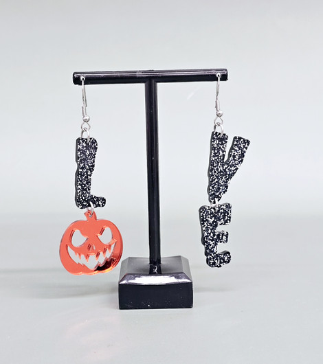 Spooky LO-VE -musta glitter- 