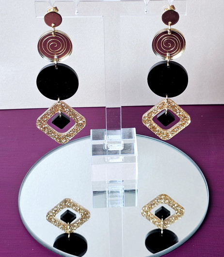 Timanttipöly -kulta/musta-