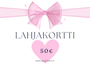Lahjakortti verkkokauppaan 50€