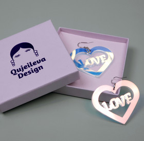 LOVE sydän -hologrammi-