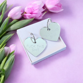 Fuck This Shit 25mm rengas -hopea-