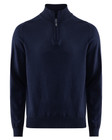 Wilton Merino Halfzip neule, Navy