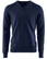 Wilton Merino V-neck, Navy