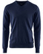 Wilton Merino V-neck, Navy