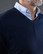 Wilton Merino V-neck, Navy