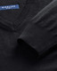 Wilton Merino V-neck, Black