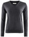 W's Wilton Merino V-neck, Dk.Grey