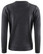 W's Wilton Merino V-neck, Dk.Grey
