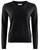 W's Wilton Merino V-neck, Black